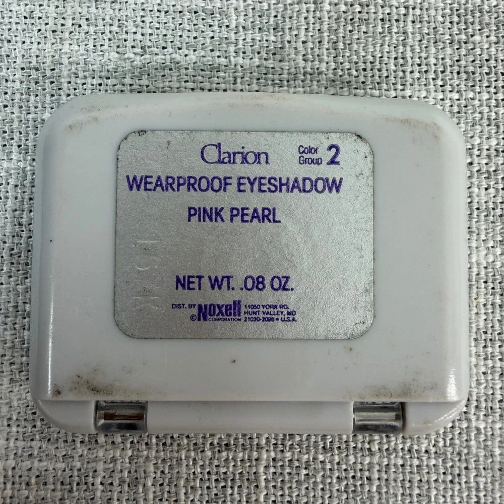 Vintage Clarion Eyeshadow Wearproof Pink Pearl .08z Group Color 2 Make Up Pink